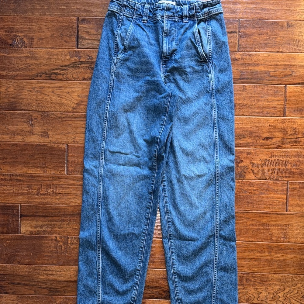 Madewell Tapered Denim Jean Trousers, size 27